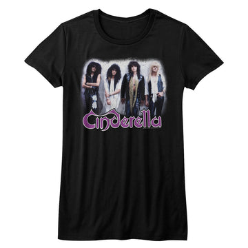 Cinderella Girls Juniors S/S T-Shirt - The Last Mile - Solid Black