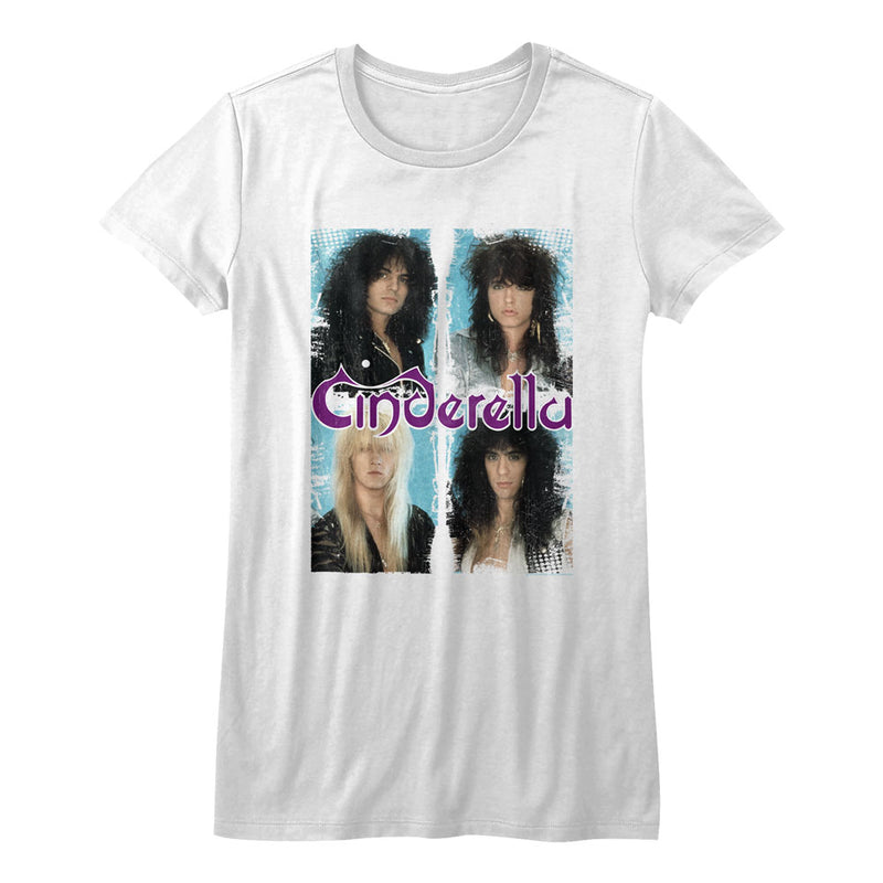 Cinderella Girls Juniors S/S T-Shirt - Boxed In - Solid White - Inmyparentsbasement.com