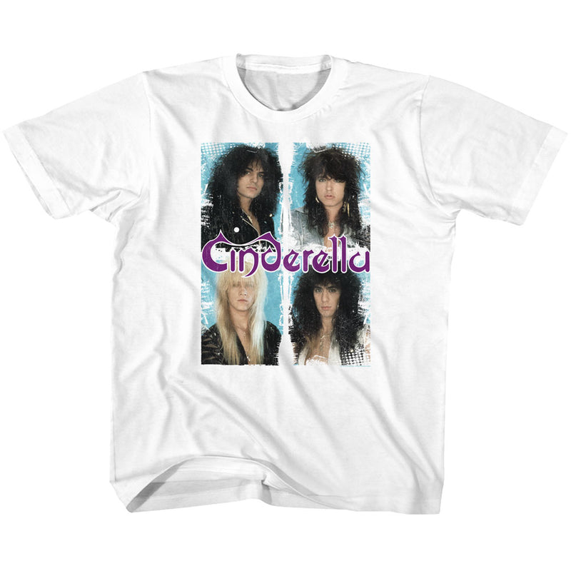 Cinderella Toddler S/S T-Shirt - Boxed In - Solid White