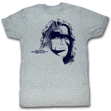 Conan Mens S/S T-Shirt - Sketch Drama - Heather Gray Heather