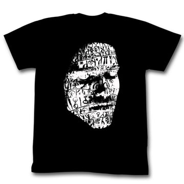 Conan Mens S/S T-Shirt - Draw On My Face - Solid Black