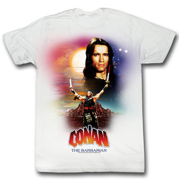 Conan Mens S/S T-Shirt - Enough Said - Solid White