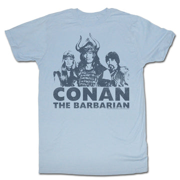Conan Mens S/S T-Shirt - Blubarian - Solid Light Blue