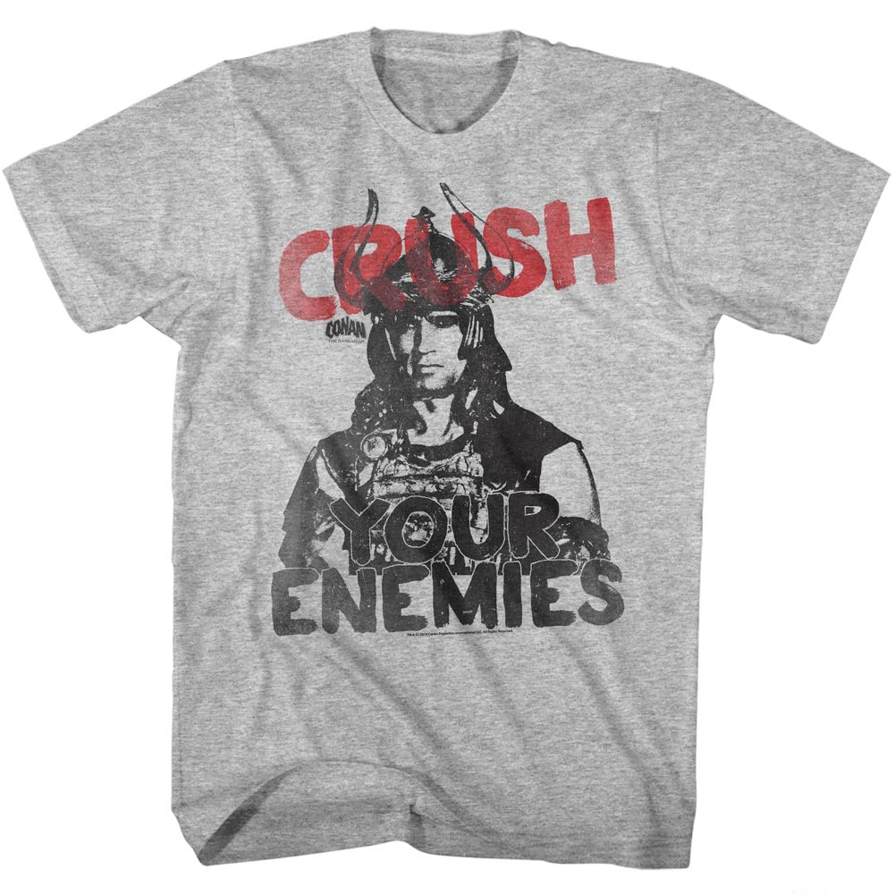 Conan Mens S/S T-Shirt - Cruuuush - Heather Gray Heather