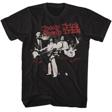Cheap Trick Mens S/S T-Shirt - Cheaptrick - Solid Black