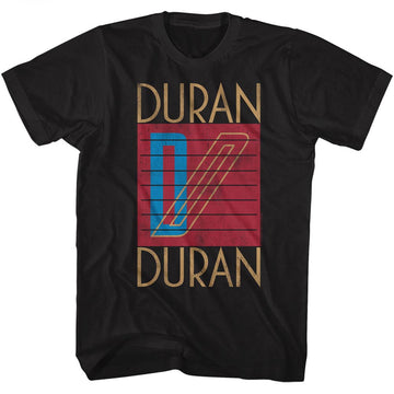 Duran Duran Mens S/S T-Shirt - Logo - Solid Black