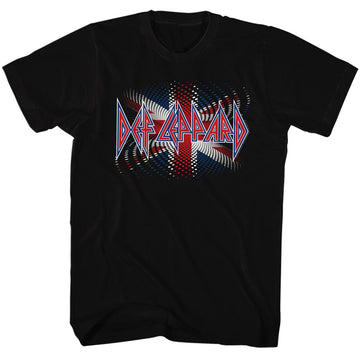 Def Leppard Mens S/S T-Shirt - Brit Ish - Solid Black