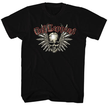 Def Leppard Mens S/S T-Shirt - Defleppard - Solid Black