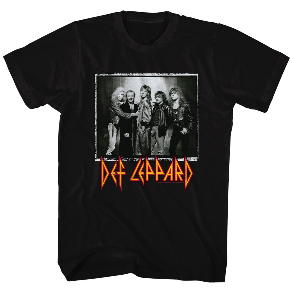 Def Leppard Mens S/S T-Shirt - World Tour - Solid Black