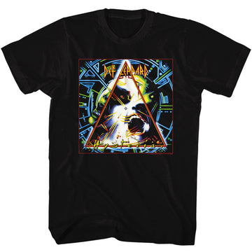 Def Leppard Mens S/S T-Shirt - Hysteria - Solid Black
