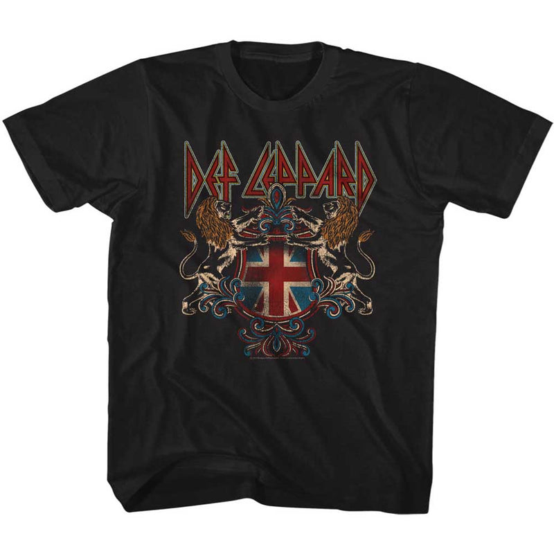 Def Leppard Toddler S/S T-Shirt - Defcrest - Solid Black