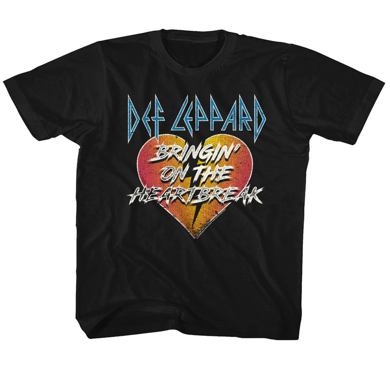 Def Leppard Toddler S/S T-Shirt - Bringin - Solid Black