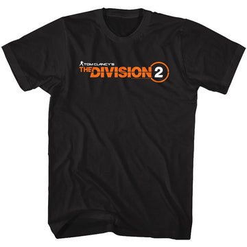 The Division Mens S/S T-Shirt - Division 2 Logo - Solid Black