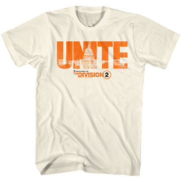 The Division Mens S/S T-Shirt - Unite - Solid Natural