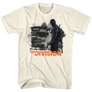 The Division Mens S/S T-Shirt - The Division - Solid Natural