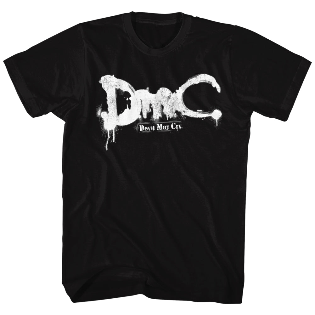Devil May Cry Mens S/S T-Shirt - New Logo - Solid Black