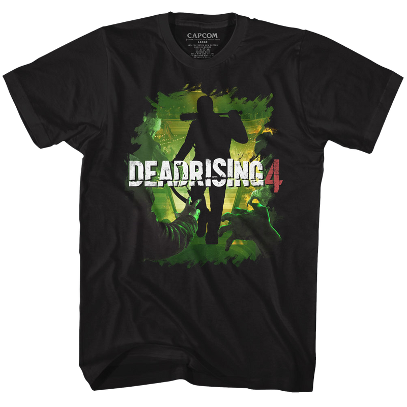 Dead Rising Mens S/S T-Shirt - Dead 4 - Solid Black - Inmyparentsbasement.com