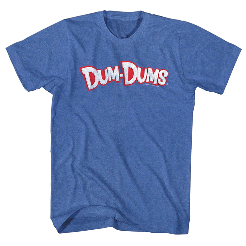 Dum Dums Mens S/S T-Shirt - Logo - Heather Royal Heather