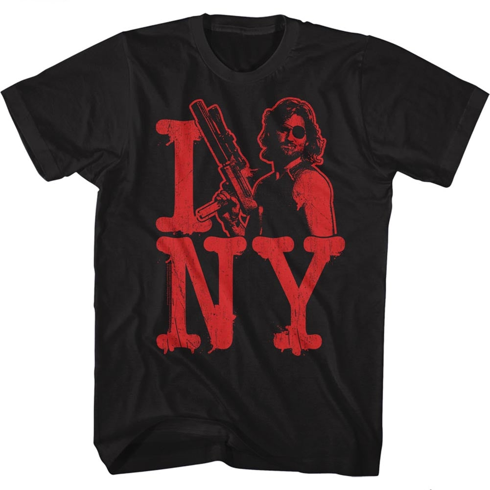 Escape From New York Mens S/S T-Shirt - Isnakeny - Solid Black