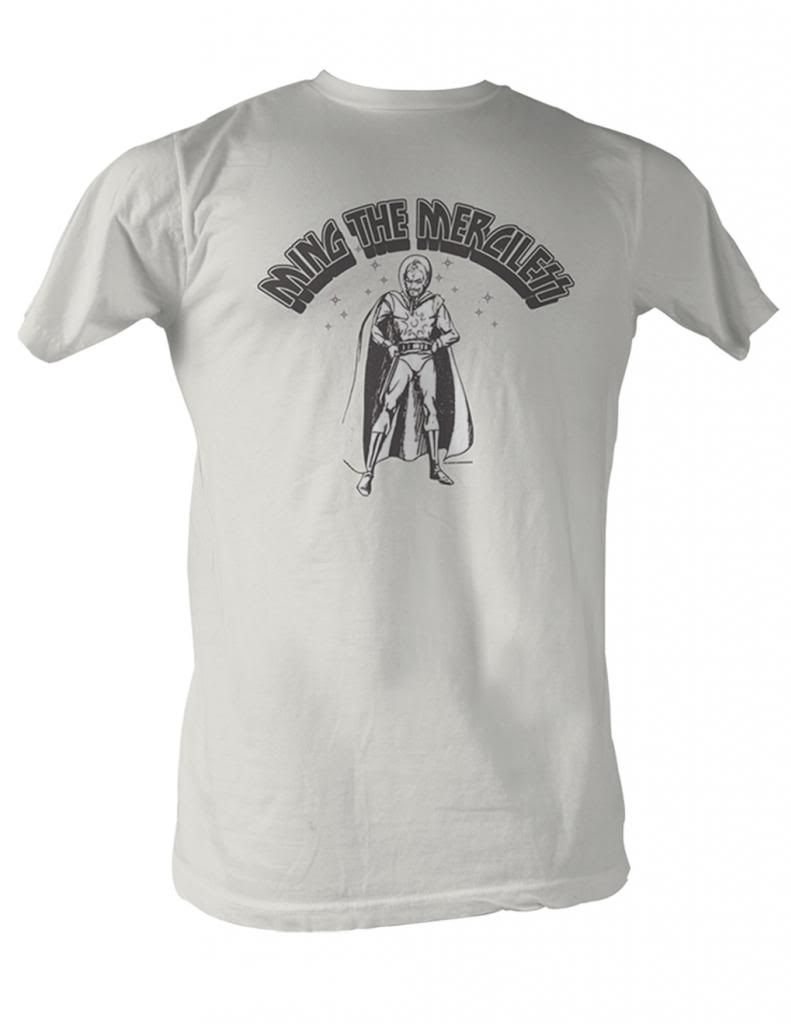 Flash Gordon Mens S/S T-Shirt - Ming The Merciless - Solid Natural