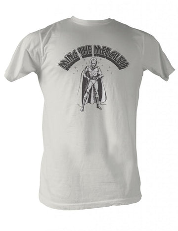 Flash Gordon Mens S/S T-Shirt - Ming The Merciless - Solid Natural