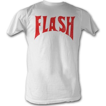 Flash Gordon Mens S/S T-Shirt - Flash Front Only - Solid White