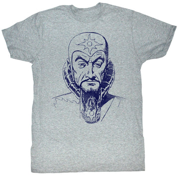 Flash Gordon Mens S/S T-Shirt - Ming Mug - Heather Gray Heather