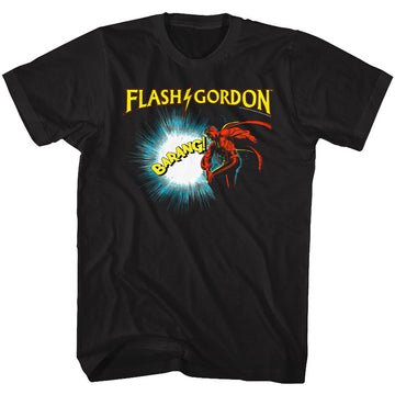 Flash Gordon Mens S/S T-Shirt - Doin It - Solid Black
