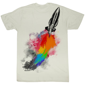 Flash Gordon Mens S/S T-Shirt - So Long Monotony - Solid Natural