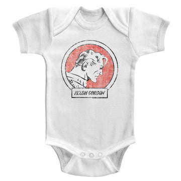 Flash Gordon Infant S/S Bodysuit - Flash - Solid White