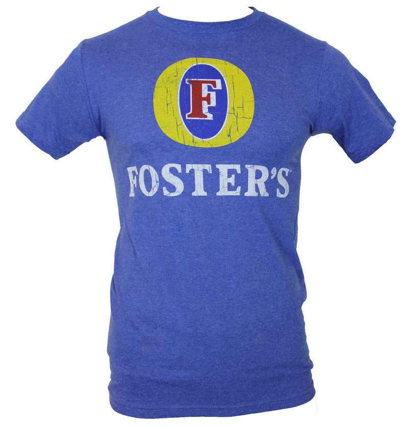Fosters  Beer  Mens T-Shirt -  Distressed Logo of the Austrialian Beer Company - Inmyparentsbasement.com