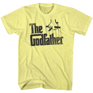 Godfather Mens S/S T-Shirt - Logo - Heather Yellow Heather