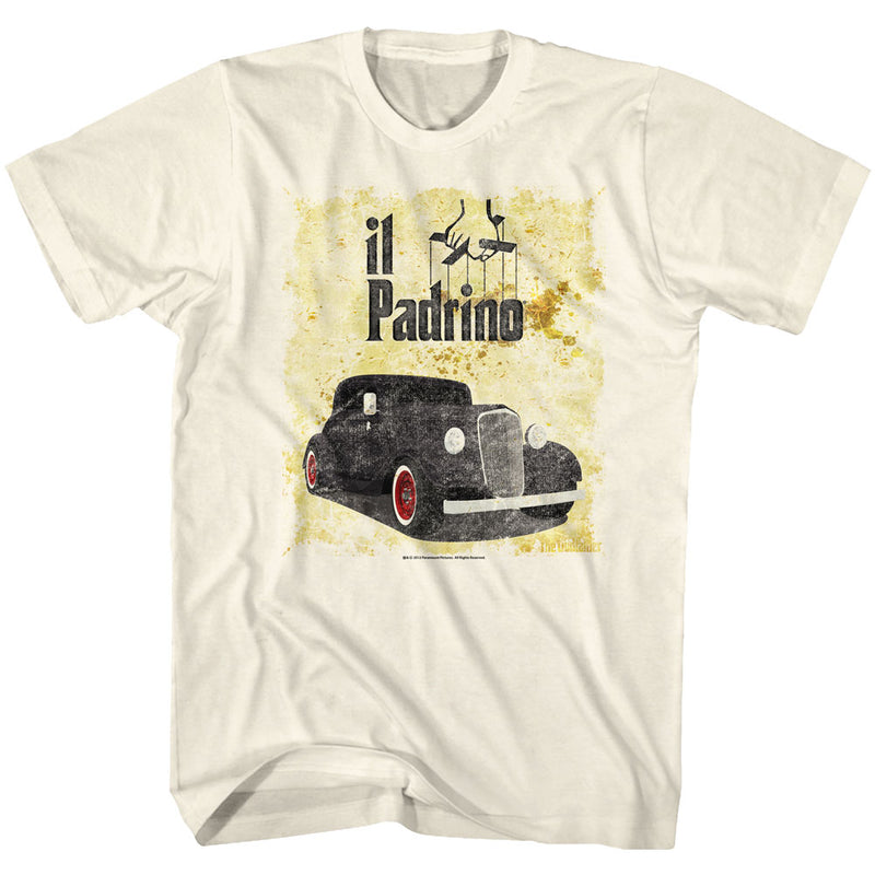 Godfather Mens S/S T-Shirt - Respect Me - Solid Natural