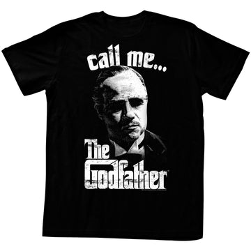 Godfather Mens S/S T-Shirt - Pixelis - Solid Black