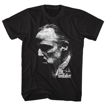 Godfather Mens S/S T-Shirt - City Profile - Solid Black