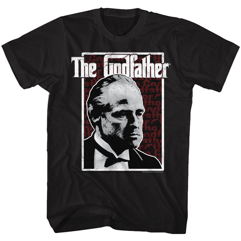 Godfather Mens S/S T-Shirt - Seeing Red - Solid Black