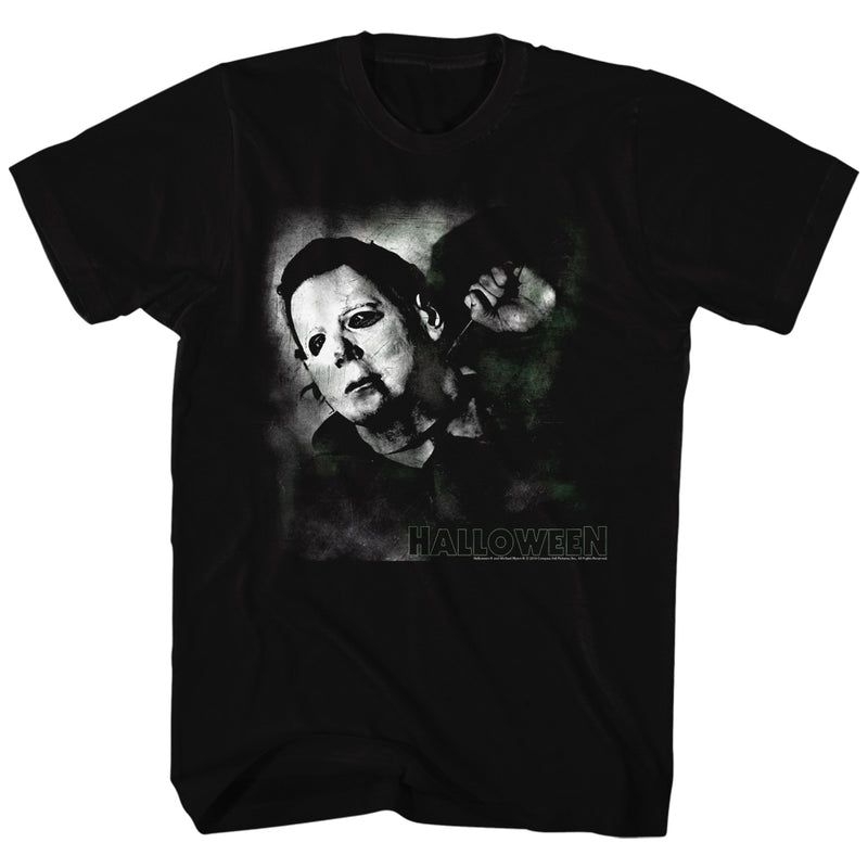 Halloween Mens S/S T-Shirt - Needle Cracked Logo - Solid Black