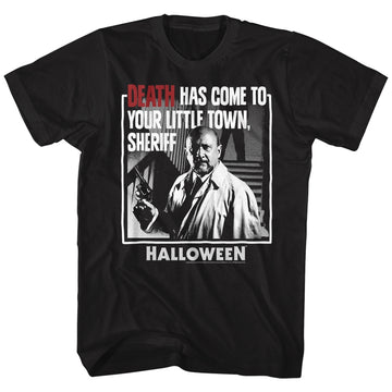 Halloween Mens S/S T-Shirt - Death - Solid Black