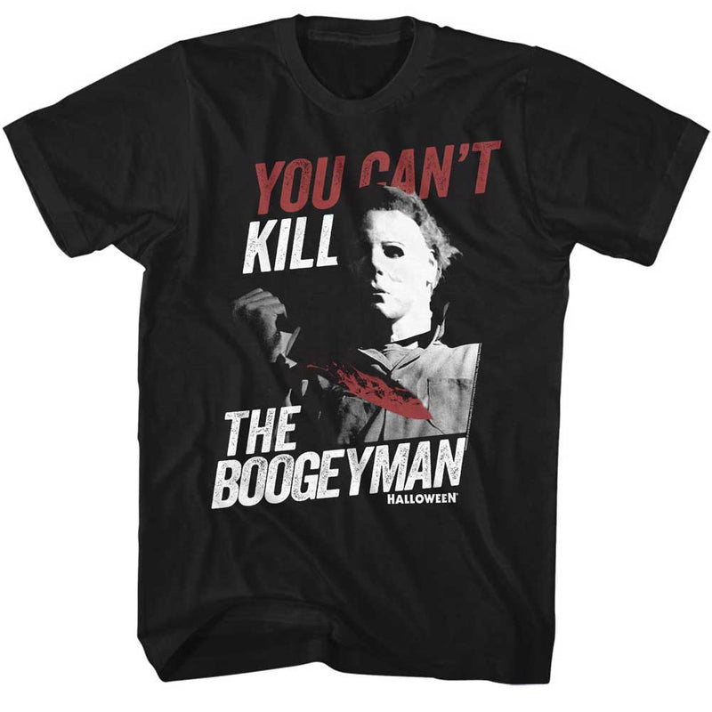 Halloween Mens S/S T-Shirt - Boogeyman - Solid Black