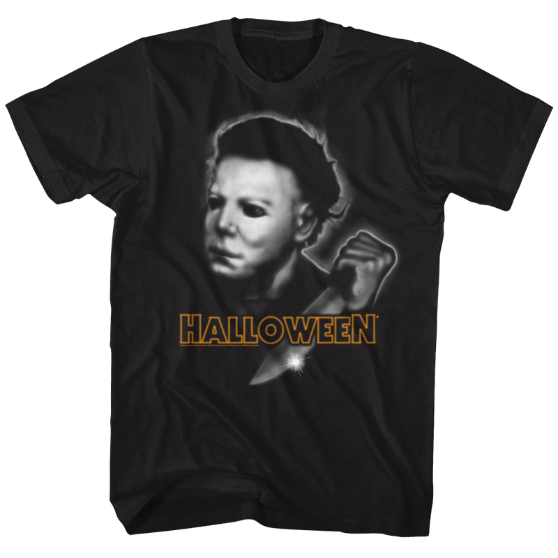 Halloween Mens S/S T-Shirt - Airbrush - Solid Black