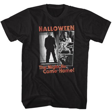 Halloween Mens S/S T-Shirt - The Night - Solid Black