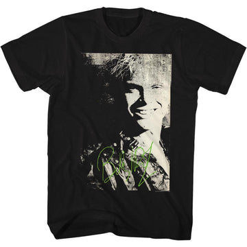 Billy Idol Mens S/S T-Shirt - Billy - Solid Black