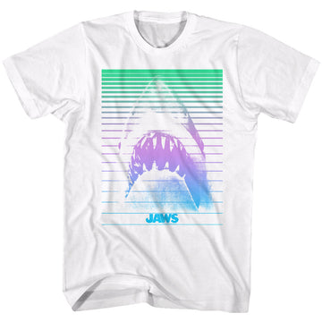 Jaws Mens S/S T-Shirt - Blinds - Solid White