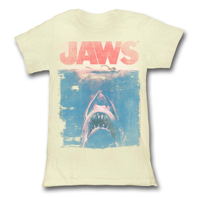 Jaws Girls Juniors S/S T-Shirt - Fade - Solid Natural