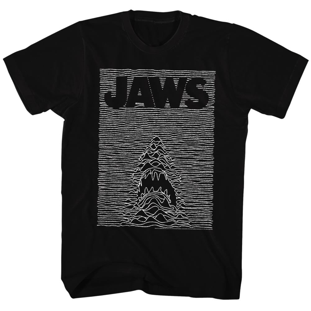 Jaws Mens S/S T-Shirt - Jawdivision - Solid Black
