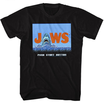 Jaws Mens S/S T-Shirt - Vidya Jaws - Solid Black