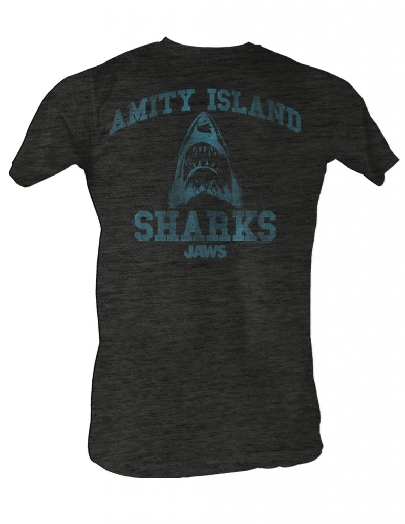 Jaws Mens S/S T-Shirt - Jaws Sports - Heather Black Heather