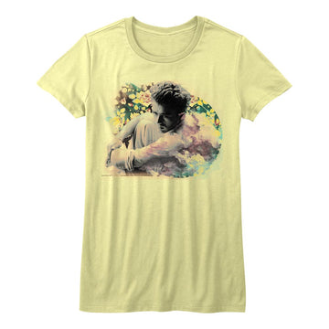 James Dean Girls Juniors S/S T-Shirt - Cloudy - Solid Banana