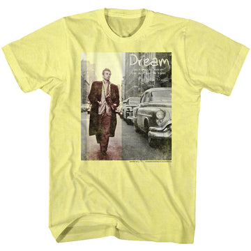 James Dean Mens S/S T-Shirt - Dream - Heather Yellow Heather