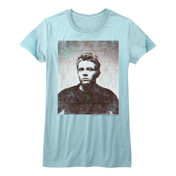 James Dean Mens S/S T-Shirt - Divided - Solid Light Blue